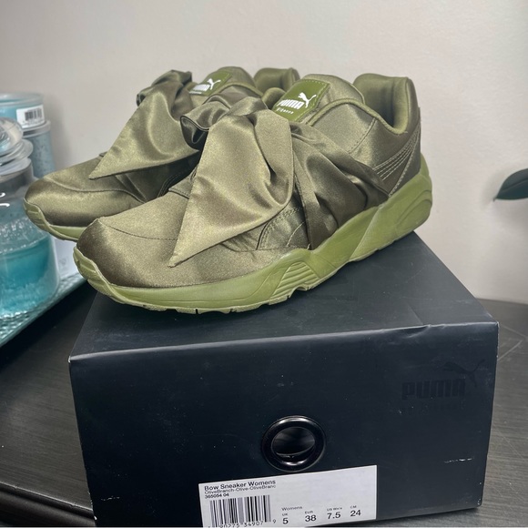Puma x Fenty By Rihanna Bow Sneaker Olive Branch - Picture 5 of 14
